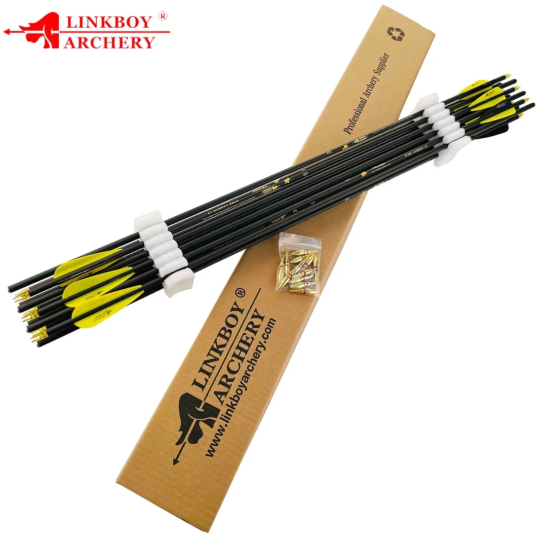 Flechas de carbono para arco recurvo, palas y puntas de caza - imagen 4