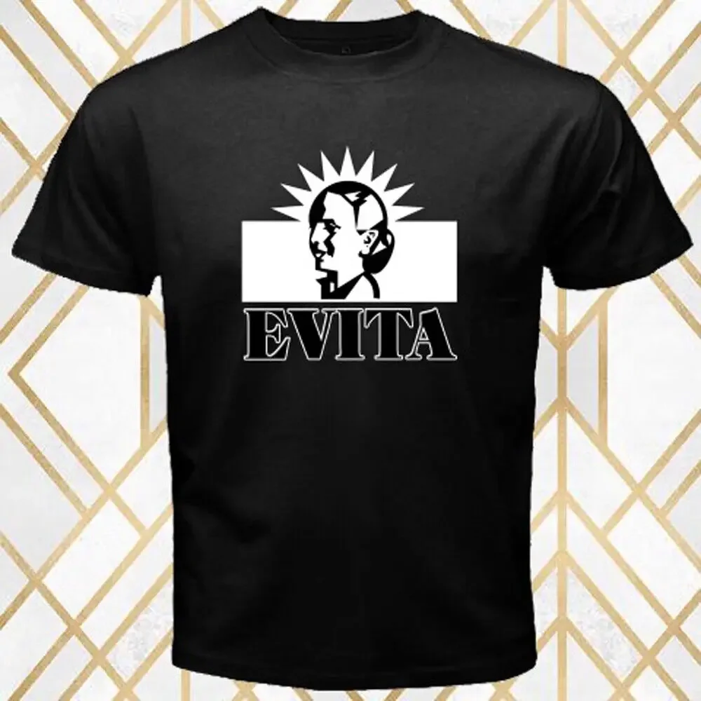 EVITA Broadway Musical Men's Black T Shirt Size S 3XL