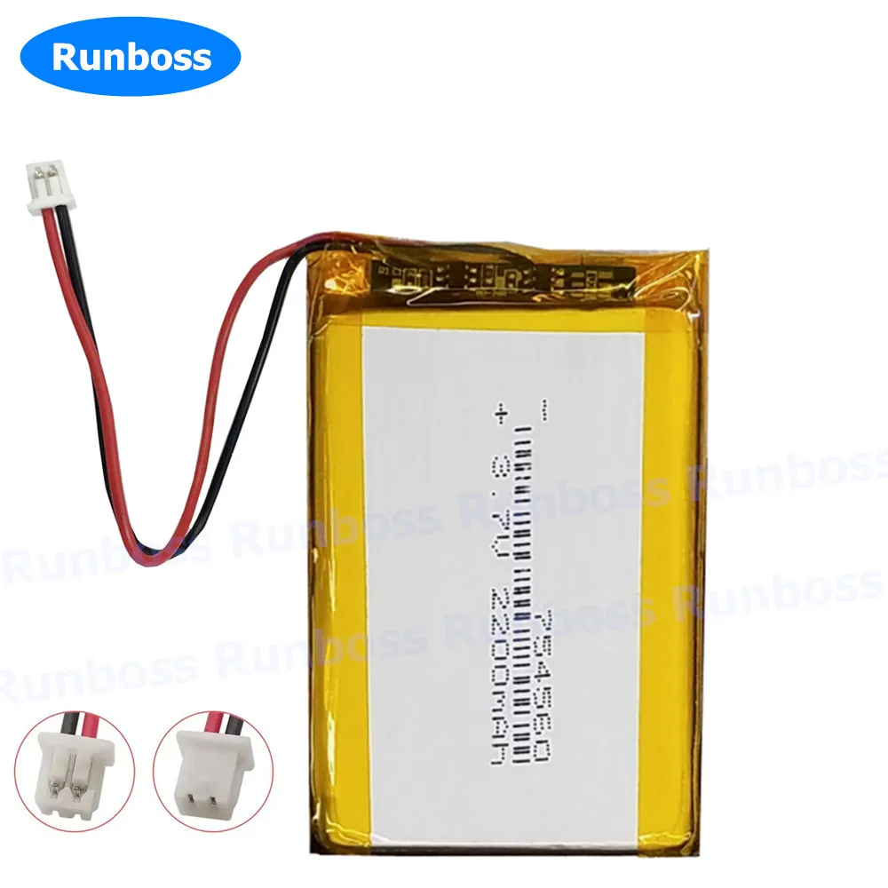 For ANBERNIC RG35XXSP, RG35XX Plus Game Console Handheld 1.25mm 2Pin plug 3.7V 2200mAh Li-Polymer Battery