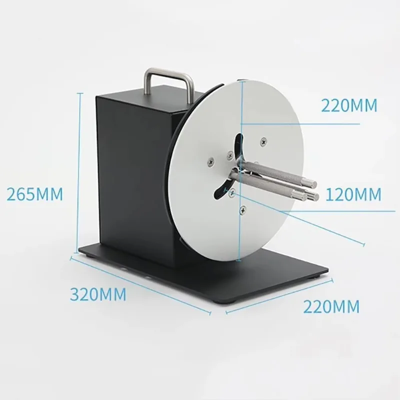 R9 Manual Speed Adjustment Forward and Reverse Automatic Synchronous Rewinder, Bar Code Label Printer Paper Recycling Machine