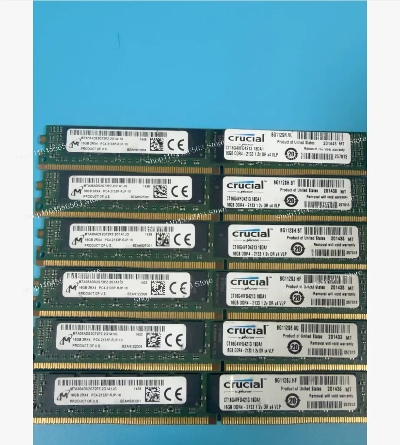 Micron製メモリ16GB DDR4-2133MHz ECC ×4枚 Amazon.co.jp: MICRON 16GB PC4-2133P-R DDR4 REG ECC 2RX4 メモリー