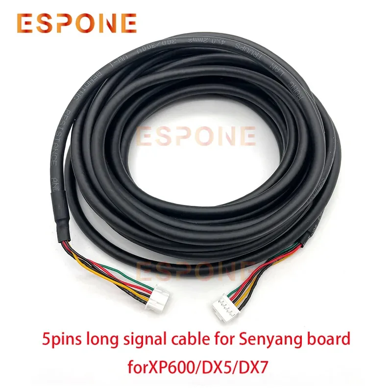 ESPONE 5-контактный длинный сигнальный кабель для платы Senyang для Epson XP600/DX5/DX7, экосольвентный принтер, машина разных размеров