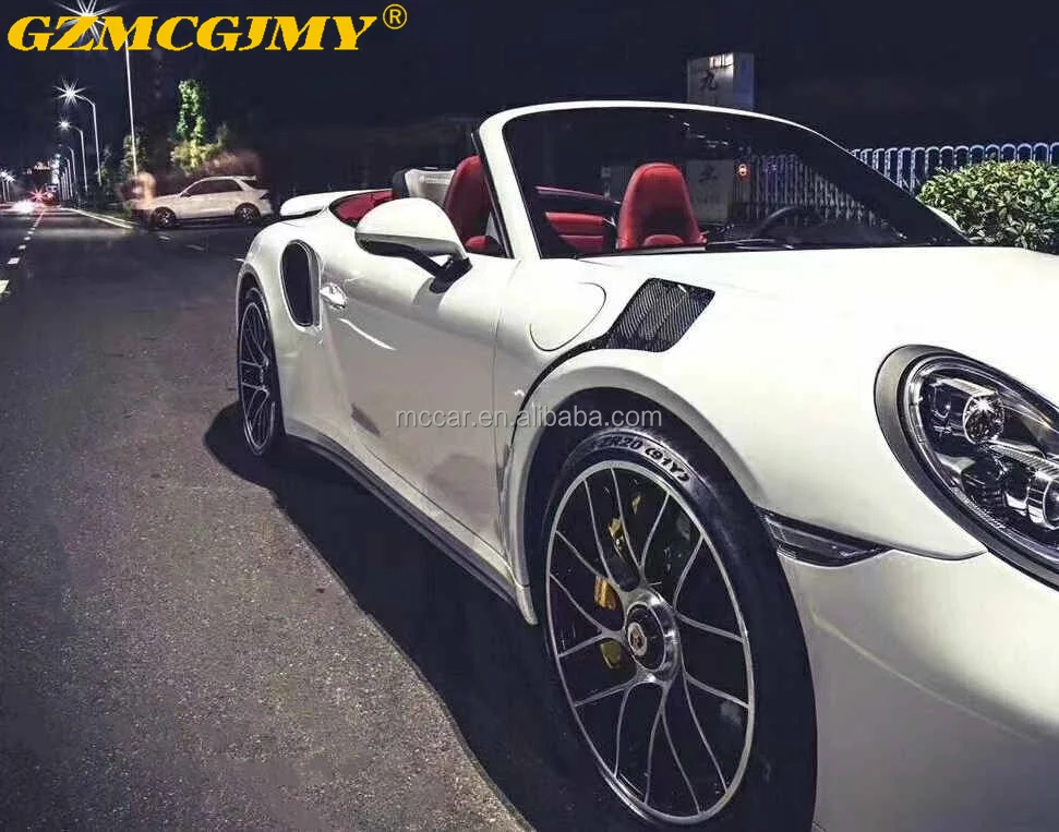 حاجز GT3RS عالي الجودة لبورشه 911 991 GT3RS من ألياف الكربون درابزين السيارة #6