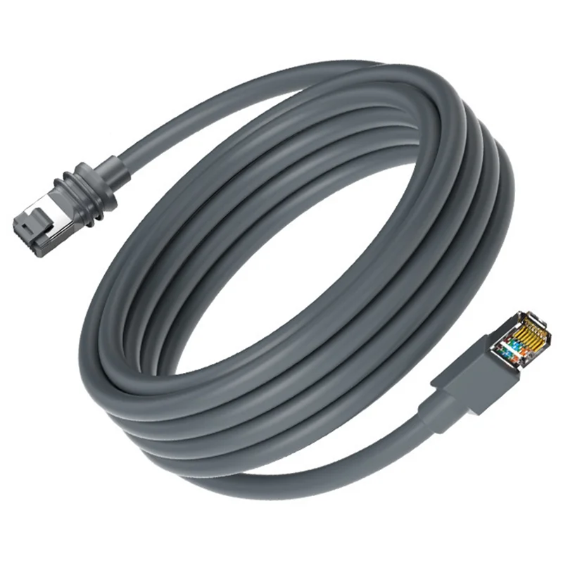 

AM-For Starlink Mini Dish RJ45 Waterproof Cable 1200Mbps Transmission Speed Computer Router Connection Cord 5M