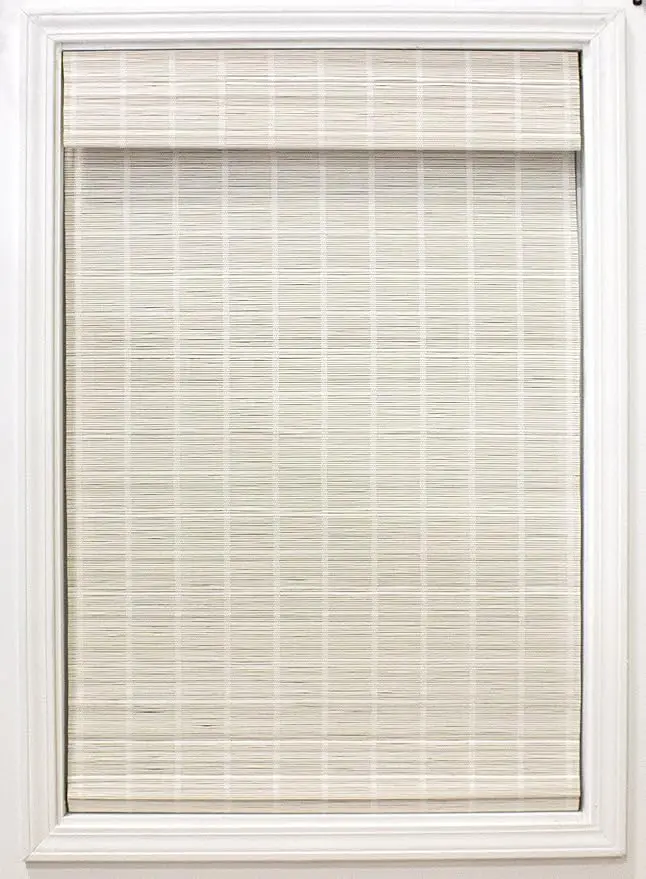 

Environmentally Friendly Bamboo Curtain Roller Blinds Blackout Heat Insulation for Bedroom and Living Room Natural Color