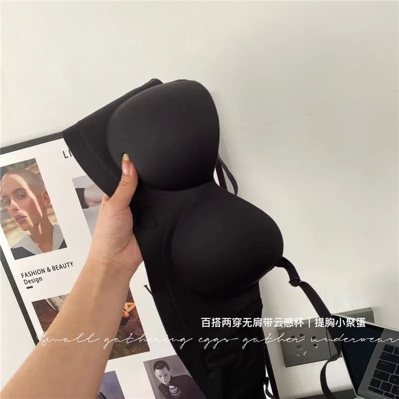 لا زلة حمالة الصدر تمثال نصفي صغير النساء سلس اللاسلكية الراحة ارتداء اليومي ضوء دعم غير مرئية لا أثر MOYISU مثير مجموعة