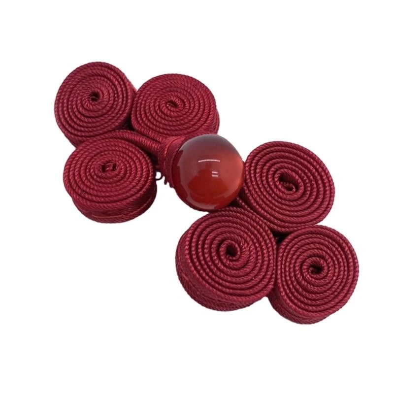 

R1WE Chinese Cheongsam Knot Buttons Three Rounds Knot Fastener Suit DIY Cardigan