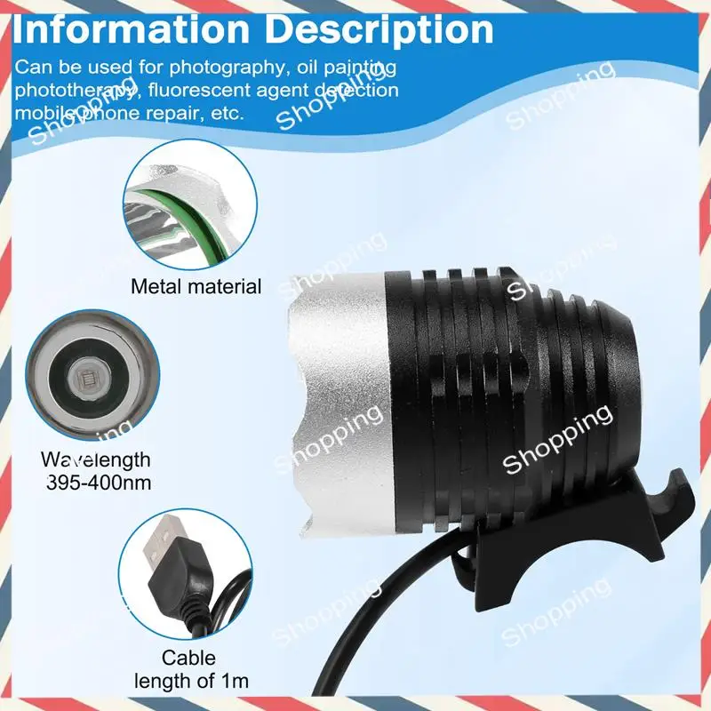 

M20K USB УФ-лампа для отверждения, 10 Вт портативная прочная лампа для отверждения ультрафиолетового клея, для ремонта мобильных телефонов