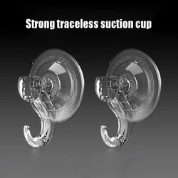 Vacuum suction cup hook without punching vacuum adhesive hook glass wall mounted toilet bathroom kitchen no trace strong hook