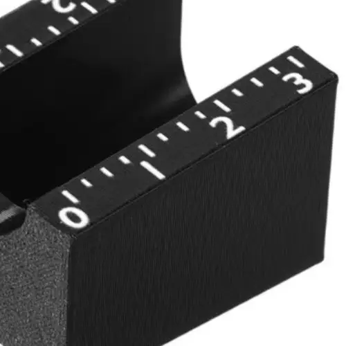 Small Bottle Label Applicator Groove Design For 3ml 10ml Vials Safe PET Plastic Hand Tool Gray Black