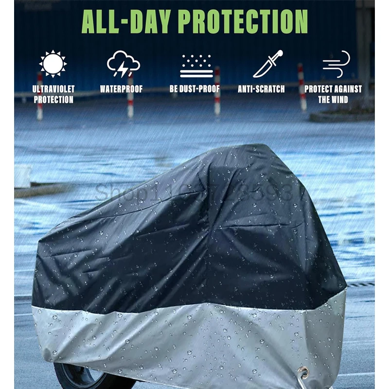 For YAMAHA MT-03 No Ear Motorcycle Cover - Outdoor Full Body Protection, Waterproof Dustproof Heat-Resistant Moto Accessories