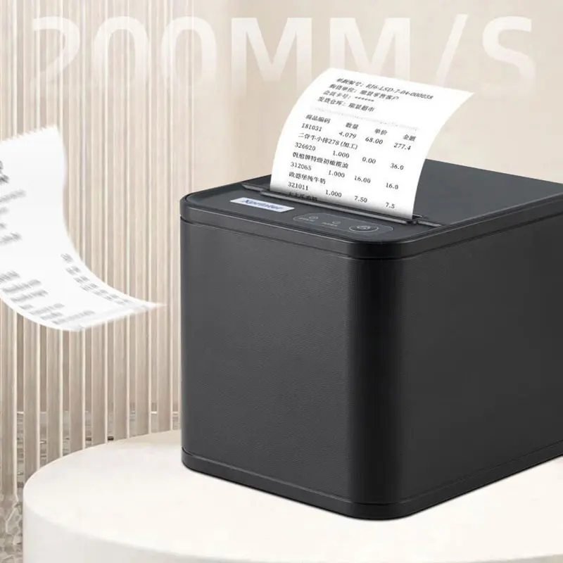 Xprinter 80mm Auto-Cutter Thermal Receipt Printer 200mm/s Print Speed Pos Printer Kitchen Printer with USB or USB+Ethernet