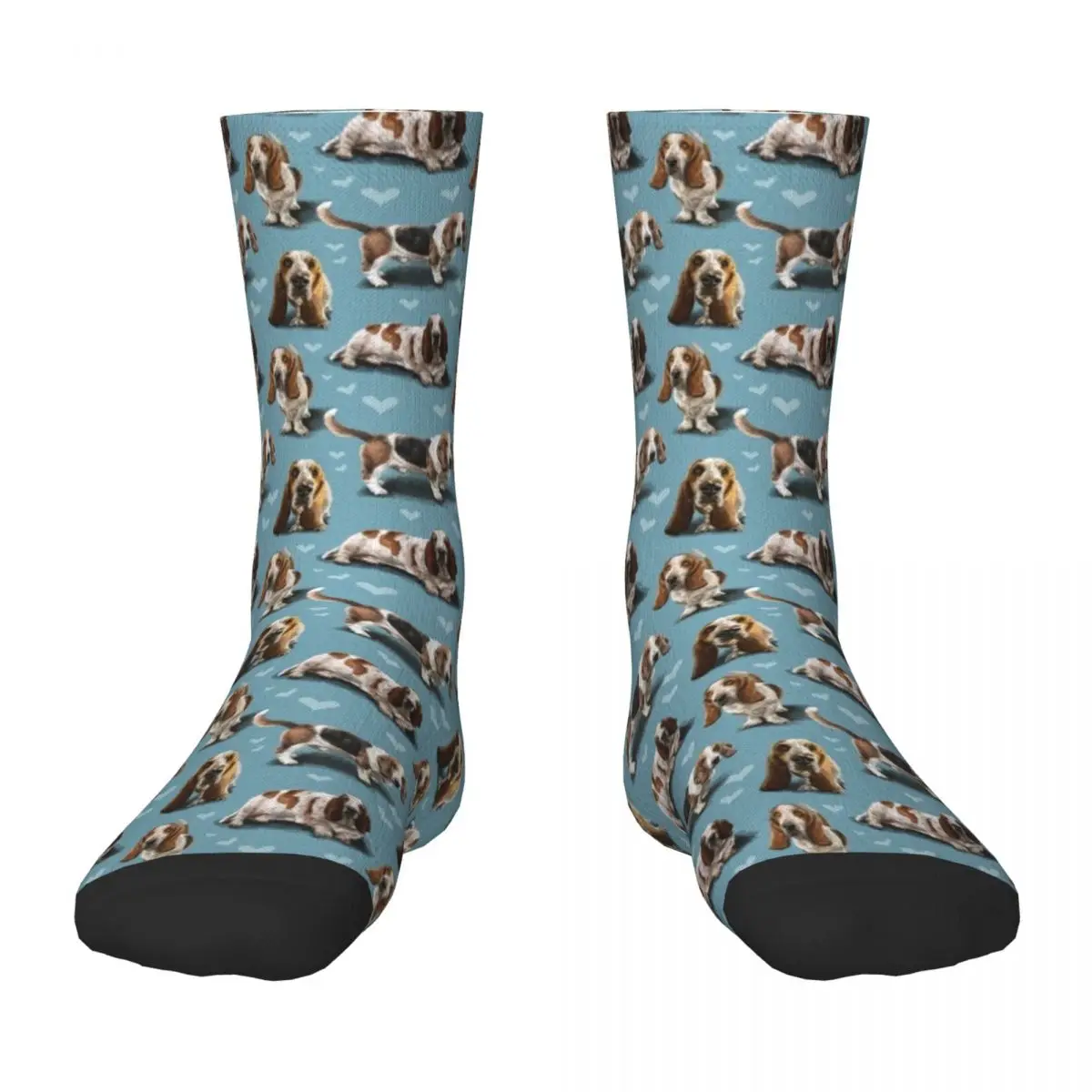 

The Basset Hound Socks Soccer anti-slip Ladies Socks Men's