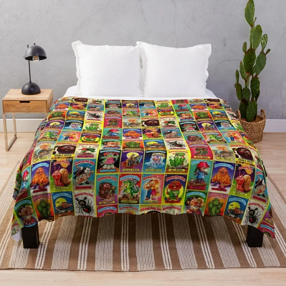 

Garbage Pail KIds Throw Blanket Soft Sofa Quilt Blankets