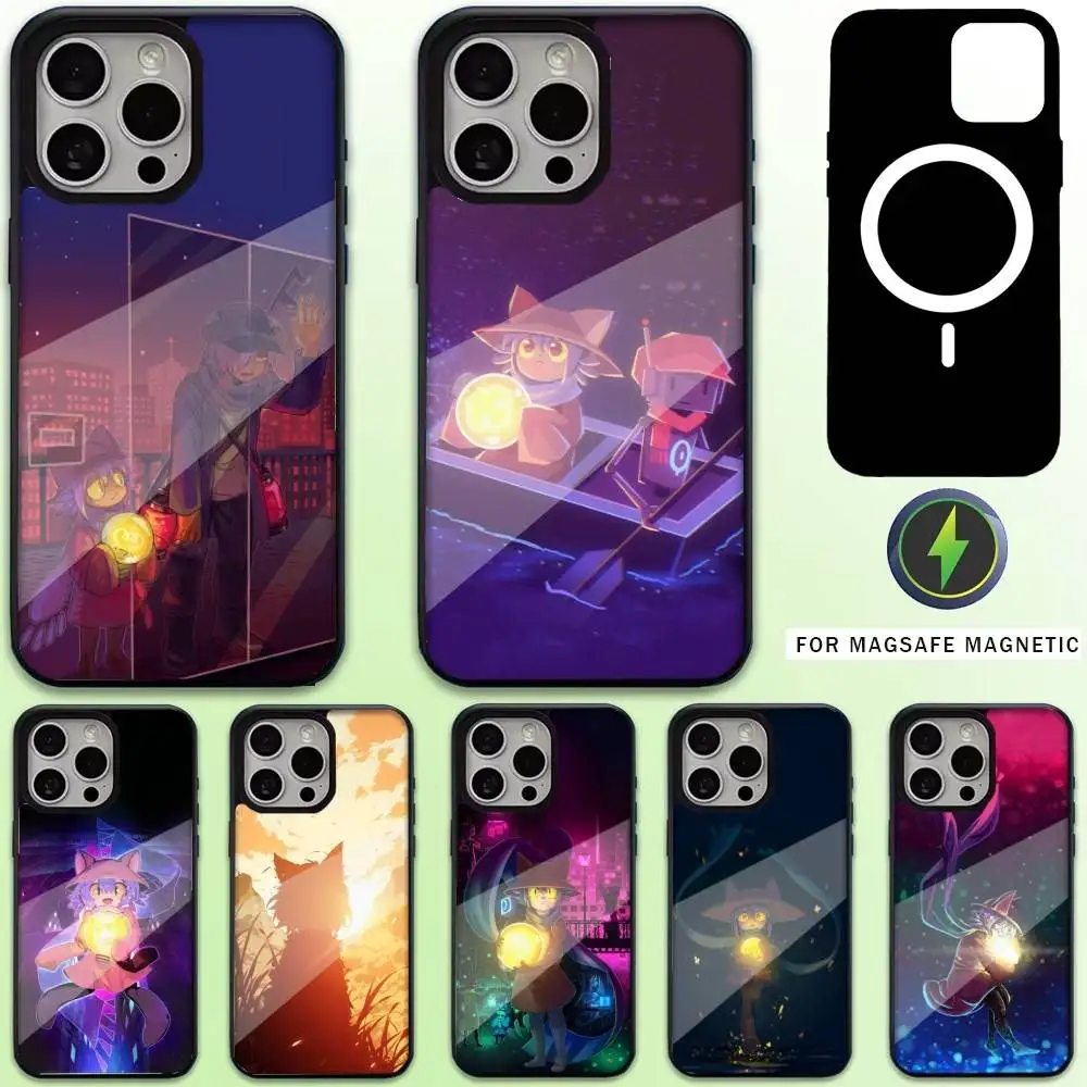 

O-Oneshot Niko Phone Case For iPhone17,16,15,14,13,12,11 Plus,Pro Max Magnetic For Magsafe Wireless Charging