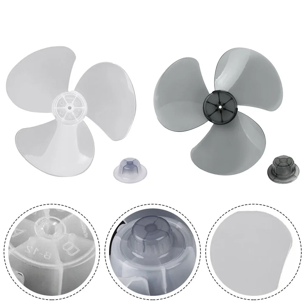 Plastic Fan Blade 3 Leaves Lightweight Household Fan Blade For Standing Pedestal Floor Wall Table Fanner Accessories