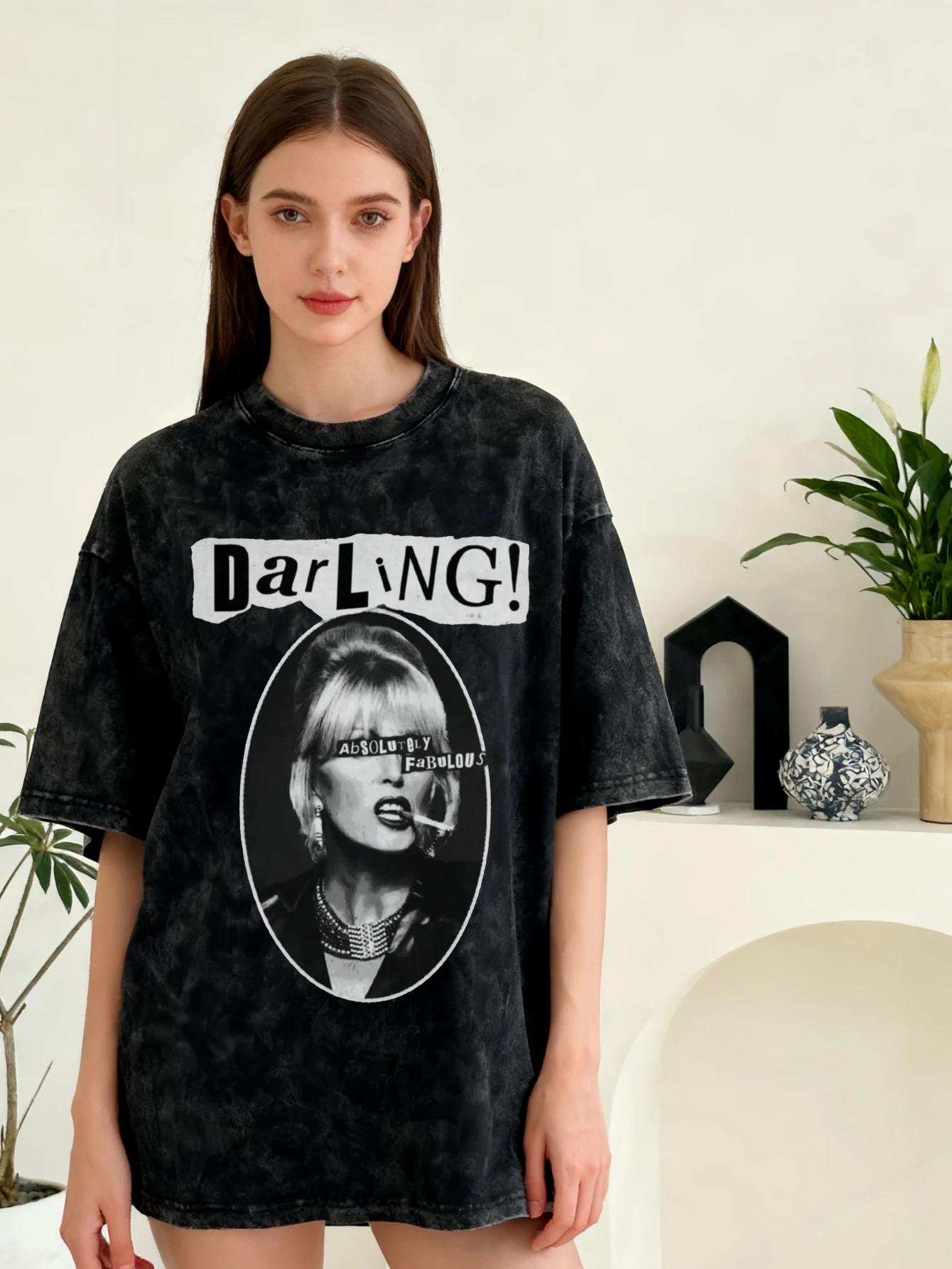Ab Fab, Darling! Patsy'S Absolutely Mythical Vintage Pistol T-Shirt Design for Valentine'S Day, Unisex T-Shirt Top Apparel