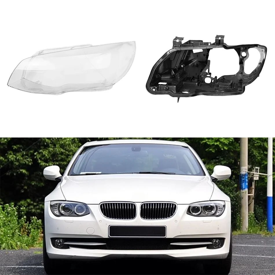 For BMW M3 E92 E93 2010 2011 2012 2013 Articles Cars Base Head Lamp Shell Headlight Accessories Headlights Lamp Glass
