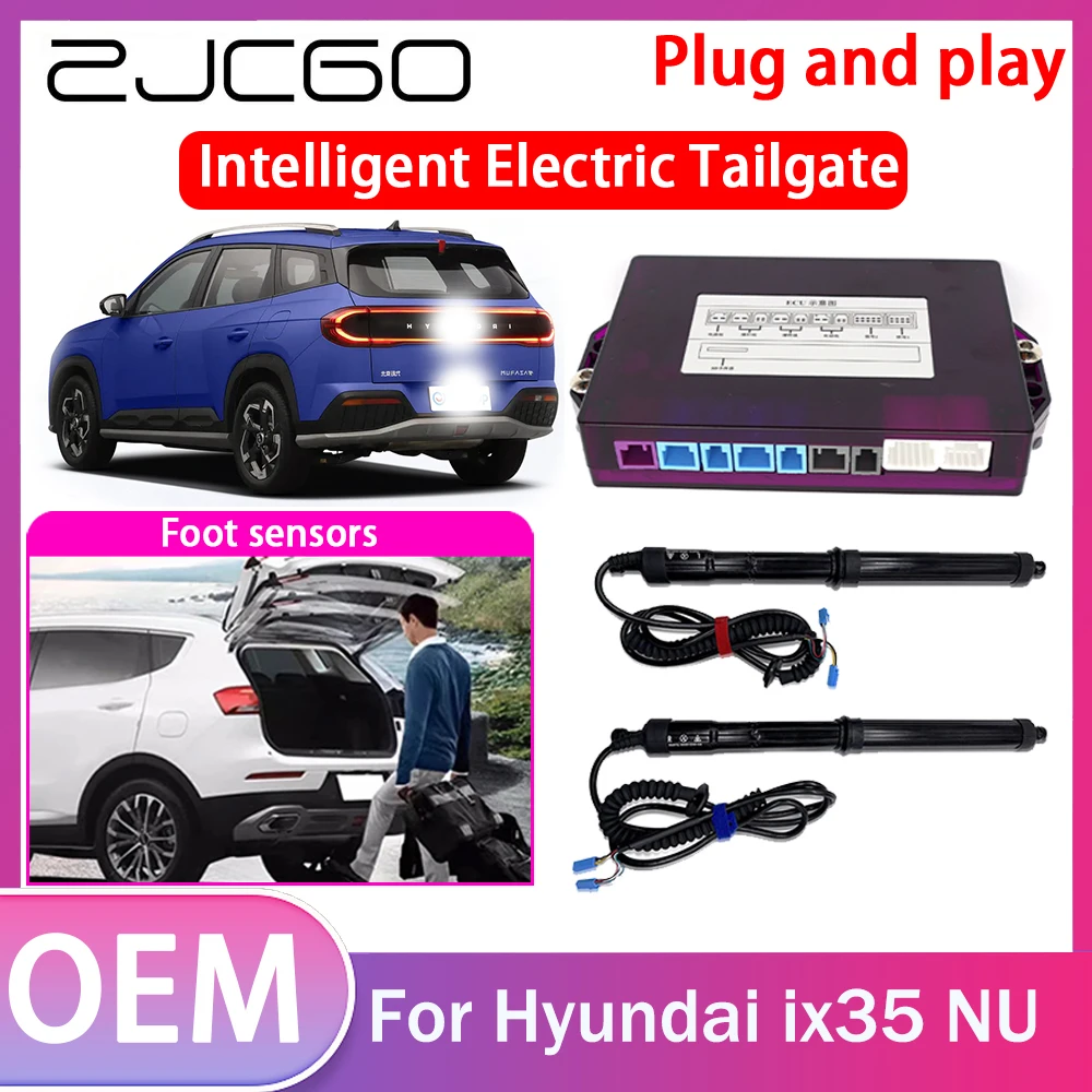 

ZJCGO Electric Tailgate Lift Drive Trunk Opening Tail Gate Lift Soft Close For Hyundai ix35 NU