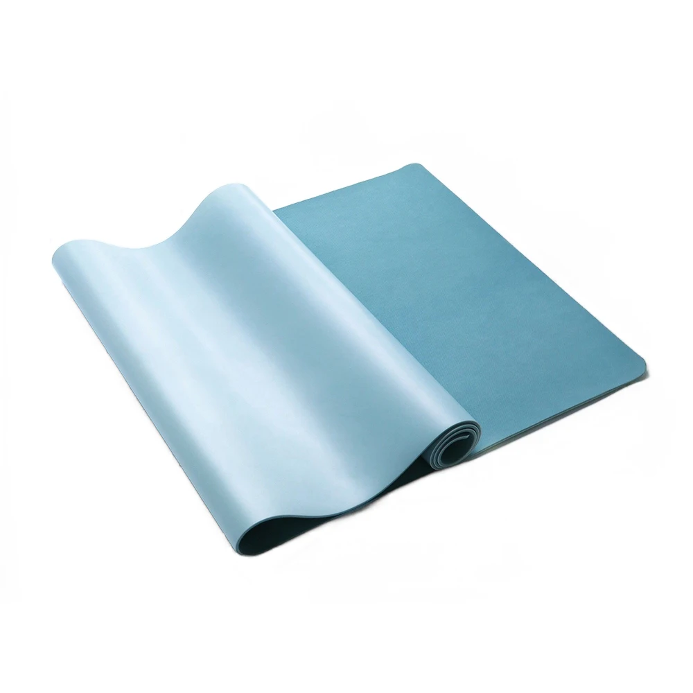 

5mm Thickness PU Eco-Friendly Colorful Natural Rubber Anti-slip Widen Yoga Mat Fitness Home Sports Pad