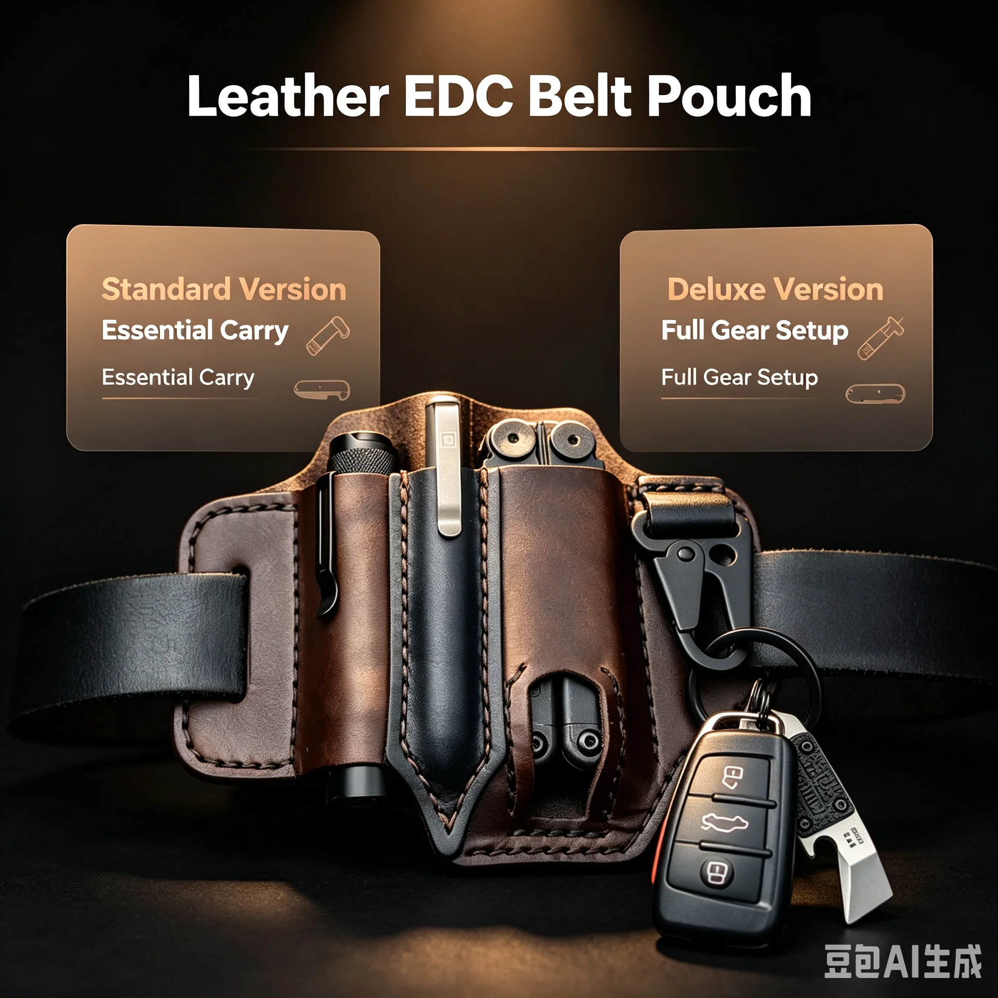EDC Tactical Leather Pouch Ret - Leather Edc. Carry Pouch review and price