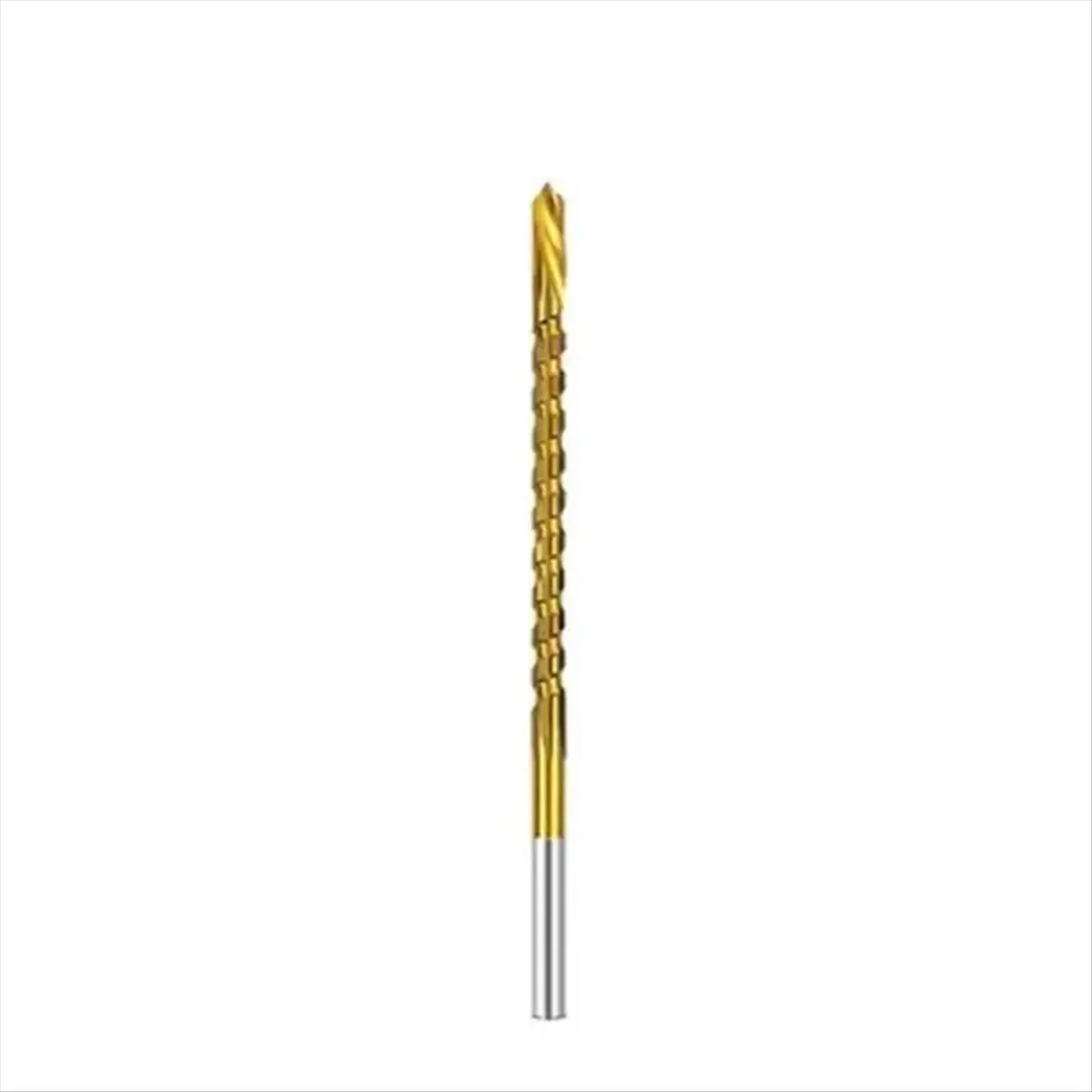 ABFW 3mm Titanium Coated Drill Bit Spiral Jagged Saw Drill Bit Composite Drill Bit Twist Drill Bit