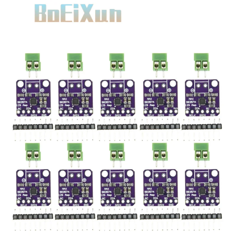 MAX98357 I2S 3W Class-D Audio Amp Module – Filterless DAC Board for Raspberry Pi ESP32 (1/5/10PCS)