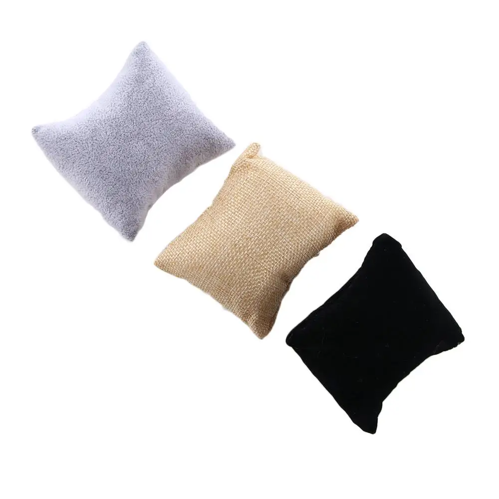 Soft for Case Velvet Cushion Jewelry Display Bracelet Display Wristwatch Holder Jewelry Organizer Display Pillow