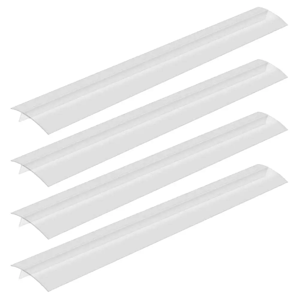 4Pcs Easy Install Silicone Stove Counter Gaps Cover Heat Resistant Gap Sealer for Stove Window Cabinet Glass Surface