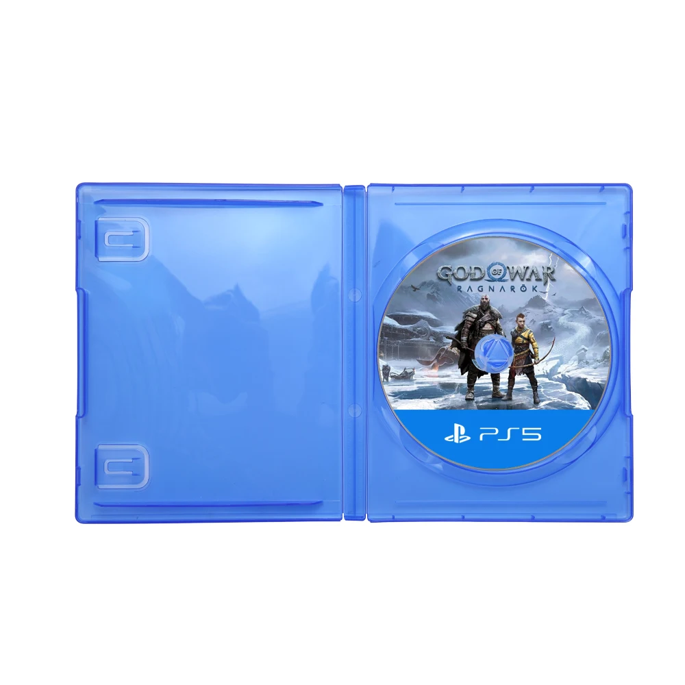 CD لعبة حالة الغطاء الأزرق صندوق واقي لعبة القرص حامل CD DVD أقراص تخزين قوس صندوق لسوني بلاي ستيشن 4 5 PS4 PS5