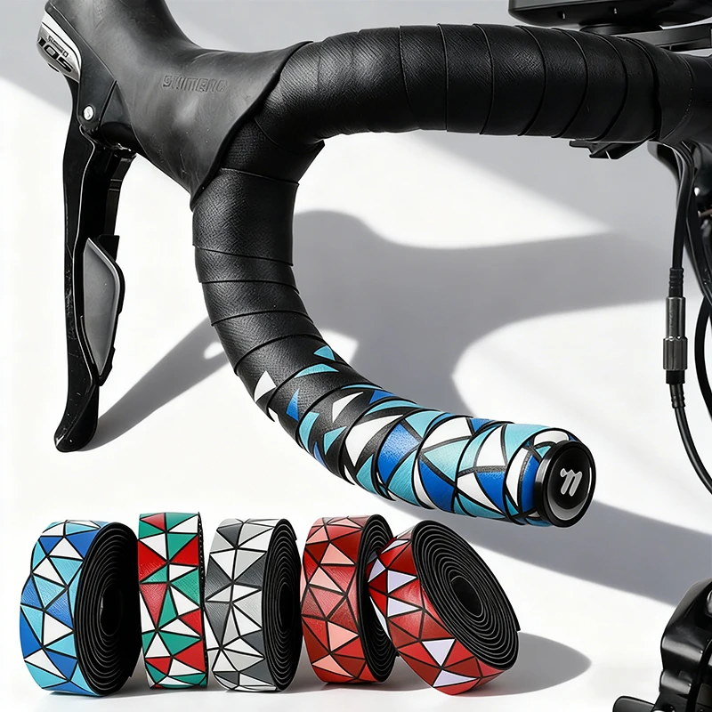 

1pair Bicycle Handlebar Tape Non-Slip Shock-Absorbing Belt Ultralight Wear-Resistant Cycling Strap MTB Road Bike Accessories