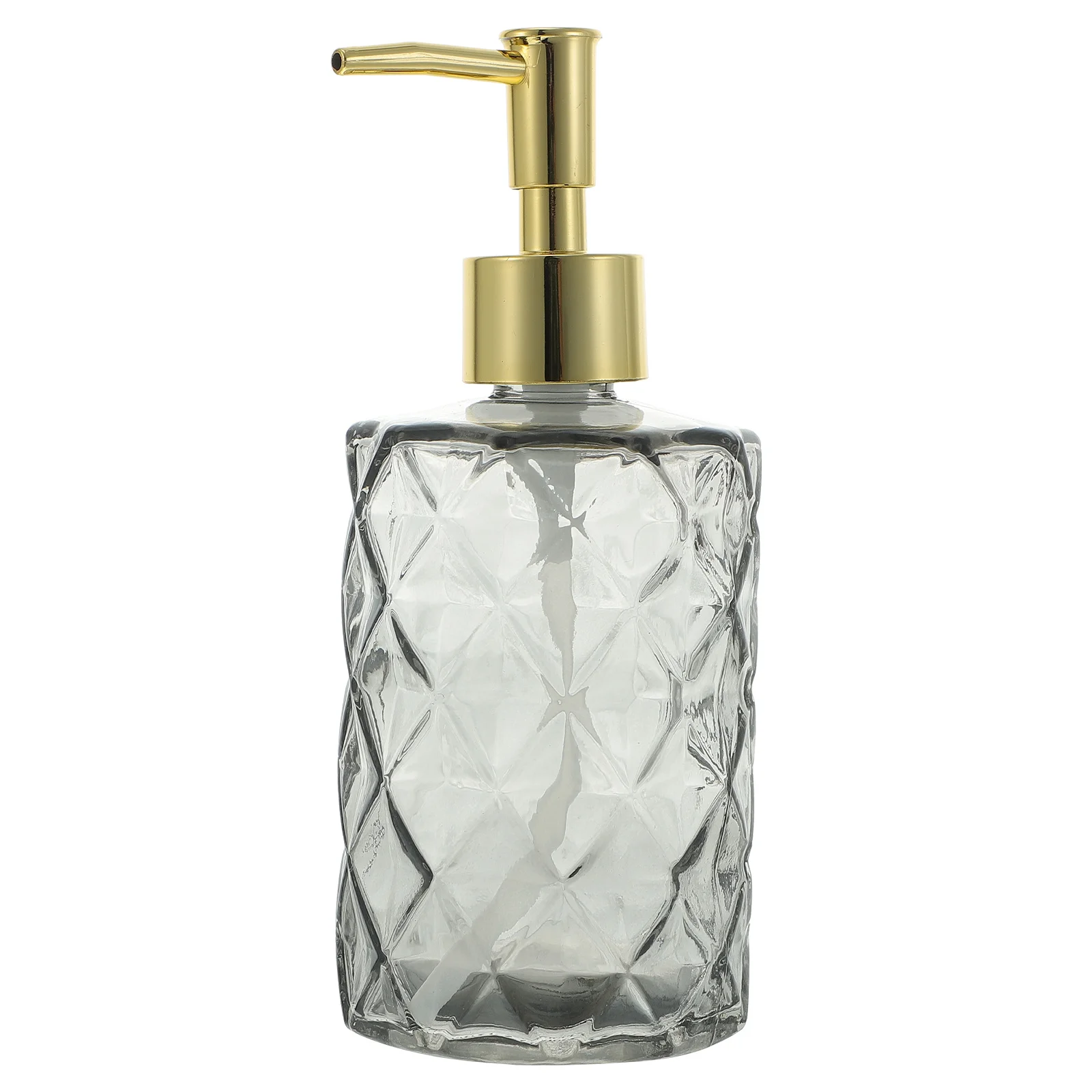 Dispensador de champú de 400Ml, botella con pulsador de vidrio, estilo moderno para jabonera líquida, jabón, aceite de aromaterapia, baño contemporáneo