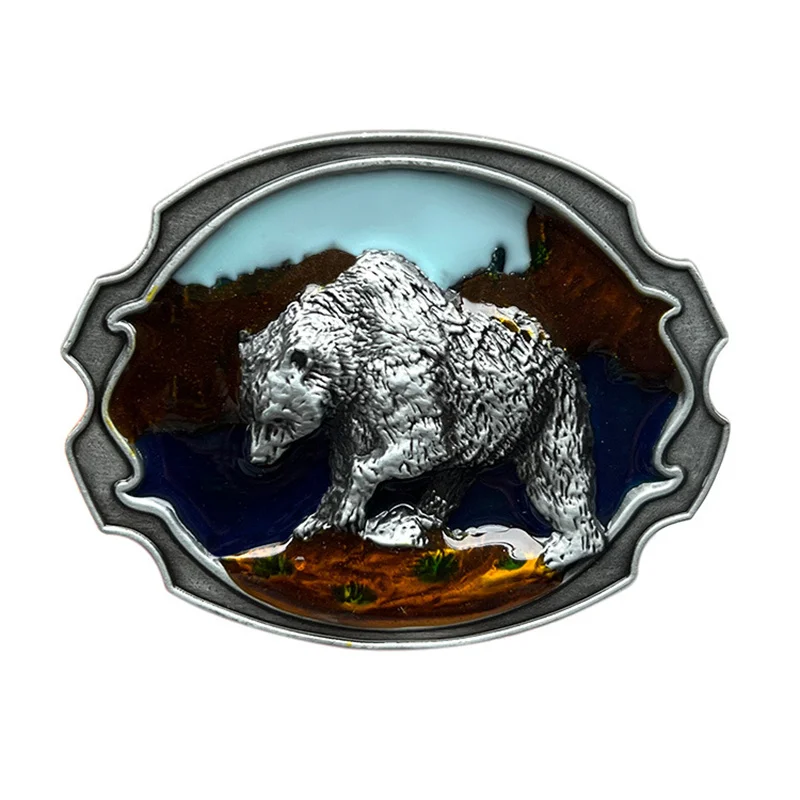 

Polar bear belt buckle