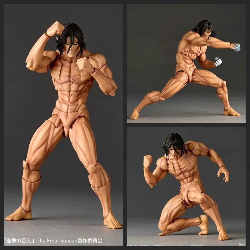 新工場カイヨウド Revoltech アメイジング山口進撃の巨人エレンイェーガー Ko モデル Gk アニメアクションコレクションフィギュアギフト