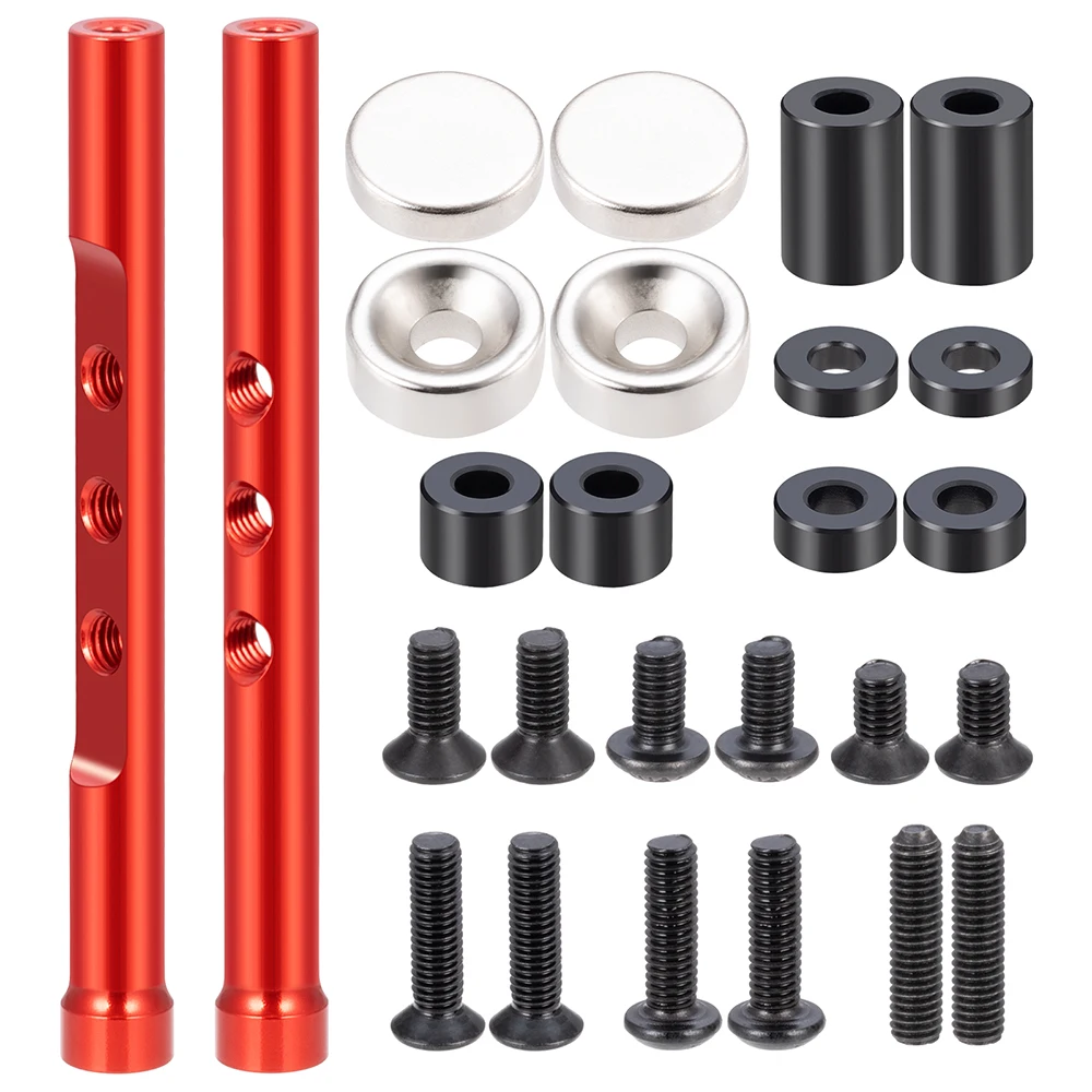 TRINOOD Aluminum Body Post Mount Kit 30/55mm for 1/10 RC Drift Car Tamiya TT02, YOKOMO, Sakura All Series Upgrade Parts