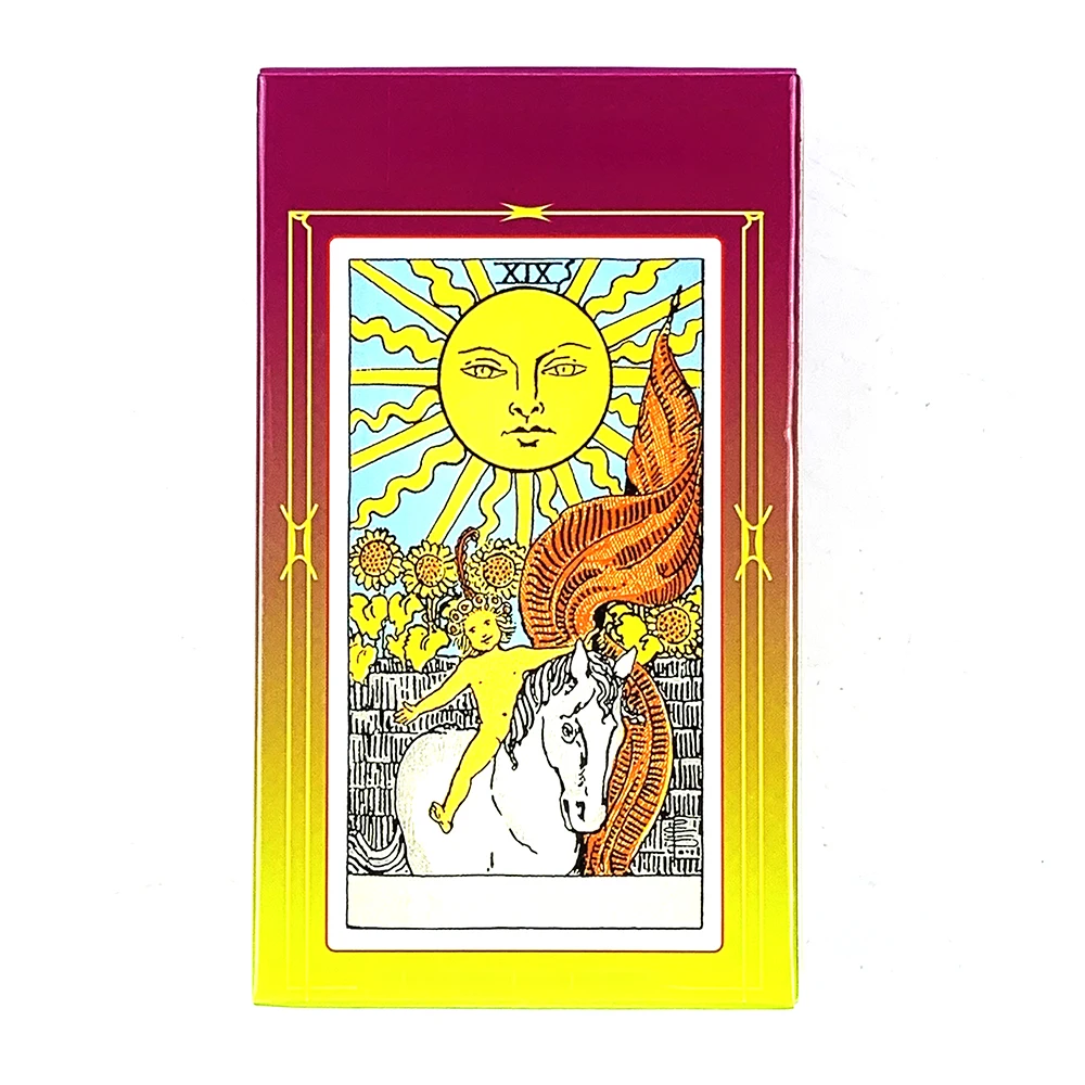 Russian Version Tarot Cards Deck Party Playing Games Fate Divination Edition Borad Playing Games,Halloween and Christmas Gifts