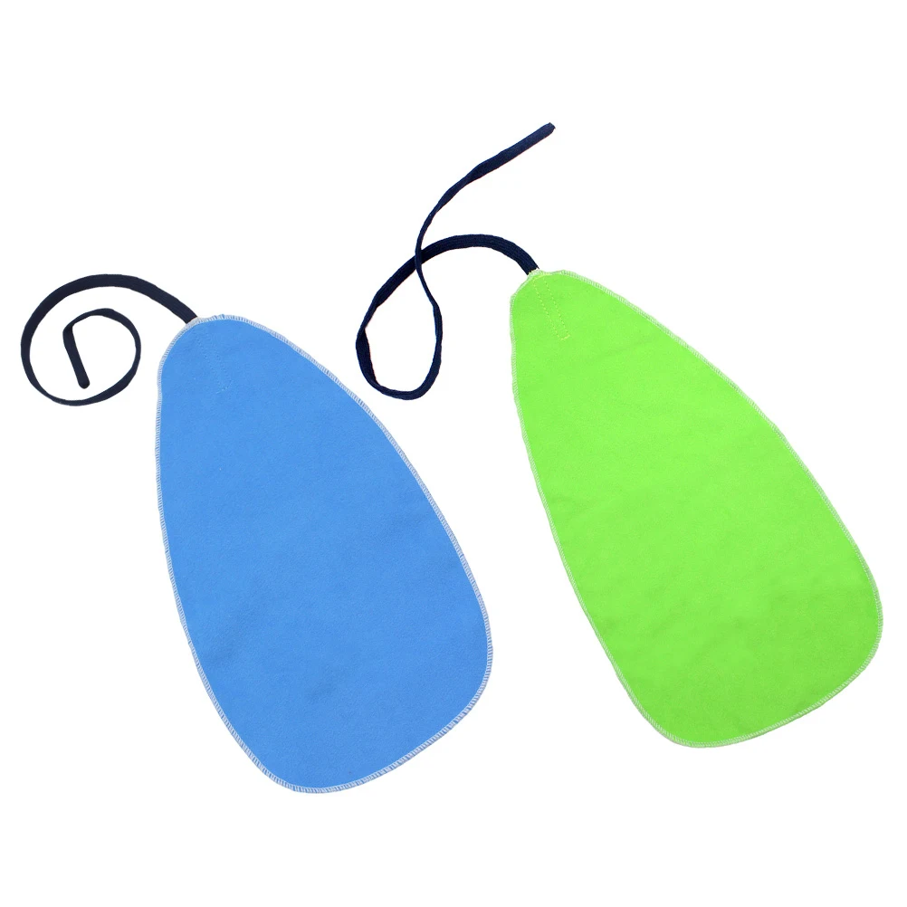 

2 Pcs Cleaning Kit Cloth Set Absorbent Faux Suede Clarinet Cleaner Flute Piccolo Saxophone Protective Portable