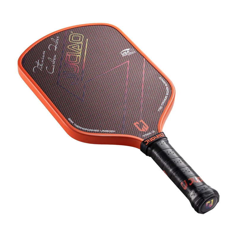 JUCIAO USAPA Approved Titanium Woven Surface Pickleball For Spin And Control Foam Injected Edges Thermoformed Pickleball