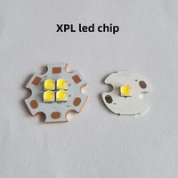 10W XP-L XP-L2 V5 V6 LED Emitter Bulbs Diode Chip on 16mm 20mm Copper Base DTP MCPCB with Gasket for Flashlight Torch Light