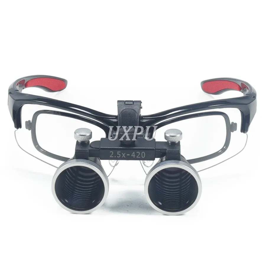 2.5X/3.5X Latest Upgraded Dental Binocular Magnifying Glass, With A Built-In Frame Wearable Magnifying Glass