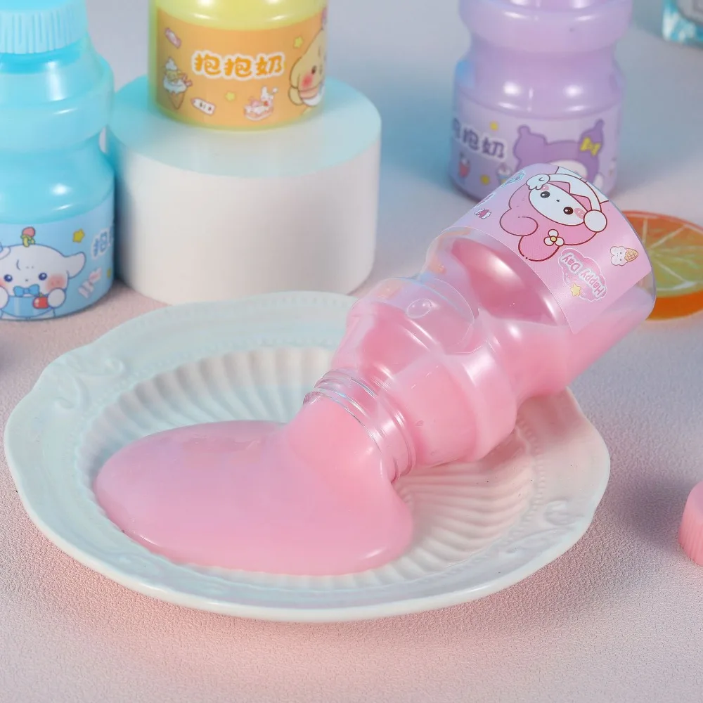 Clear Water Slime Crystal Mud Jelly Decompression Kneading Soft Relaxed Pinch Relieve Pressure Hug the breast milk bottle - view 2