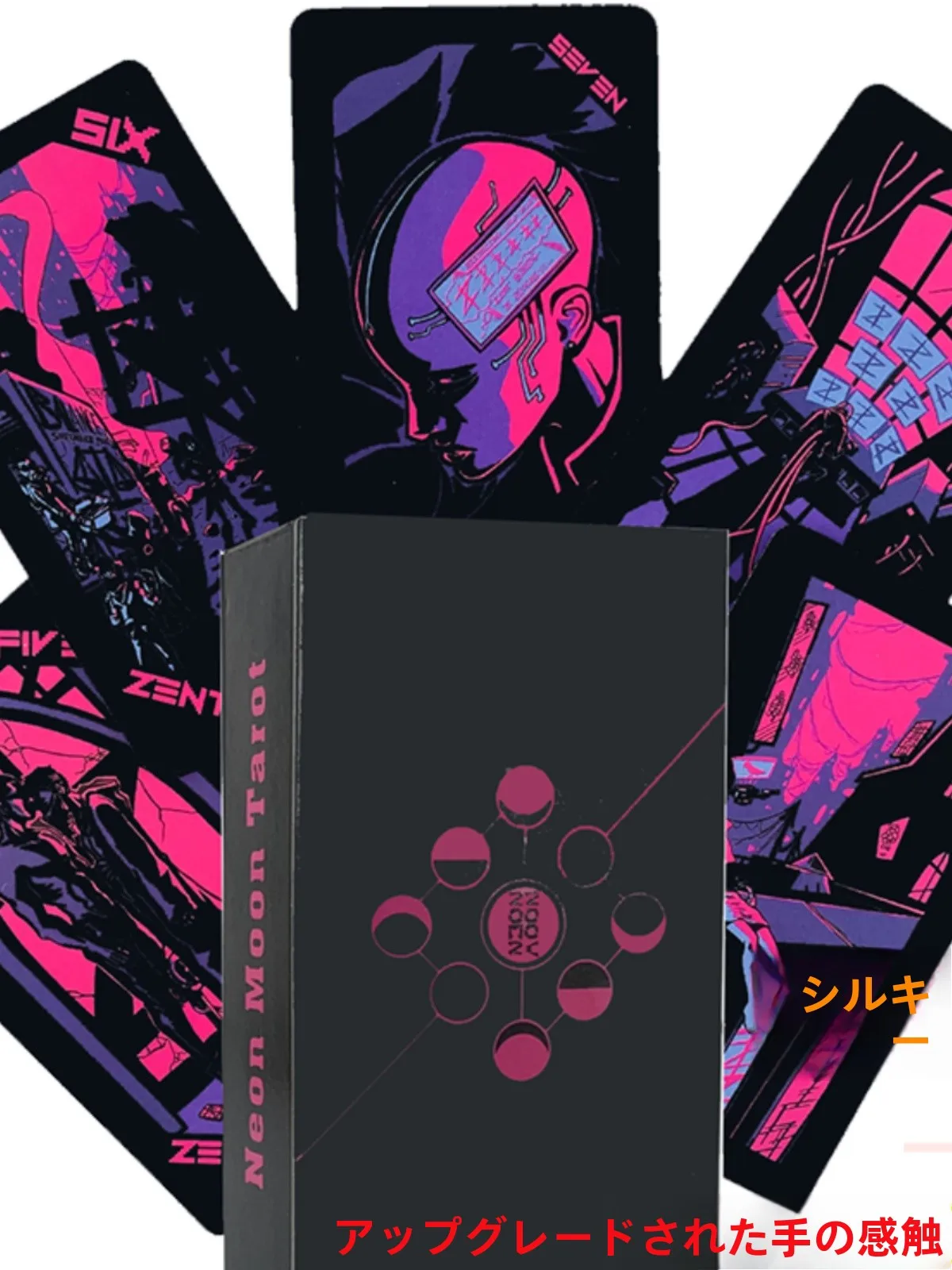 cartas-de-taro-neon-moon-versao-aprimorada-com-toque-agradavel-–-jogo-de-cartas-de-taro-para-investimentos-financas-e-estrategias-–-jogo-de-tabuleiro