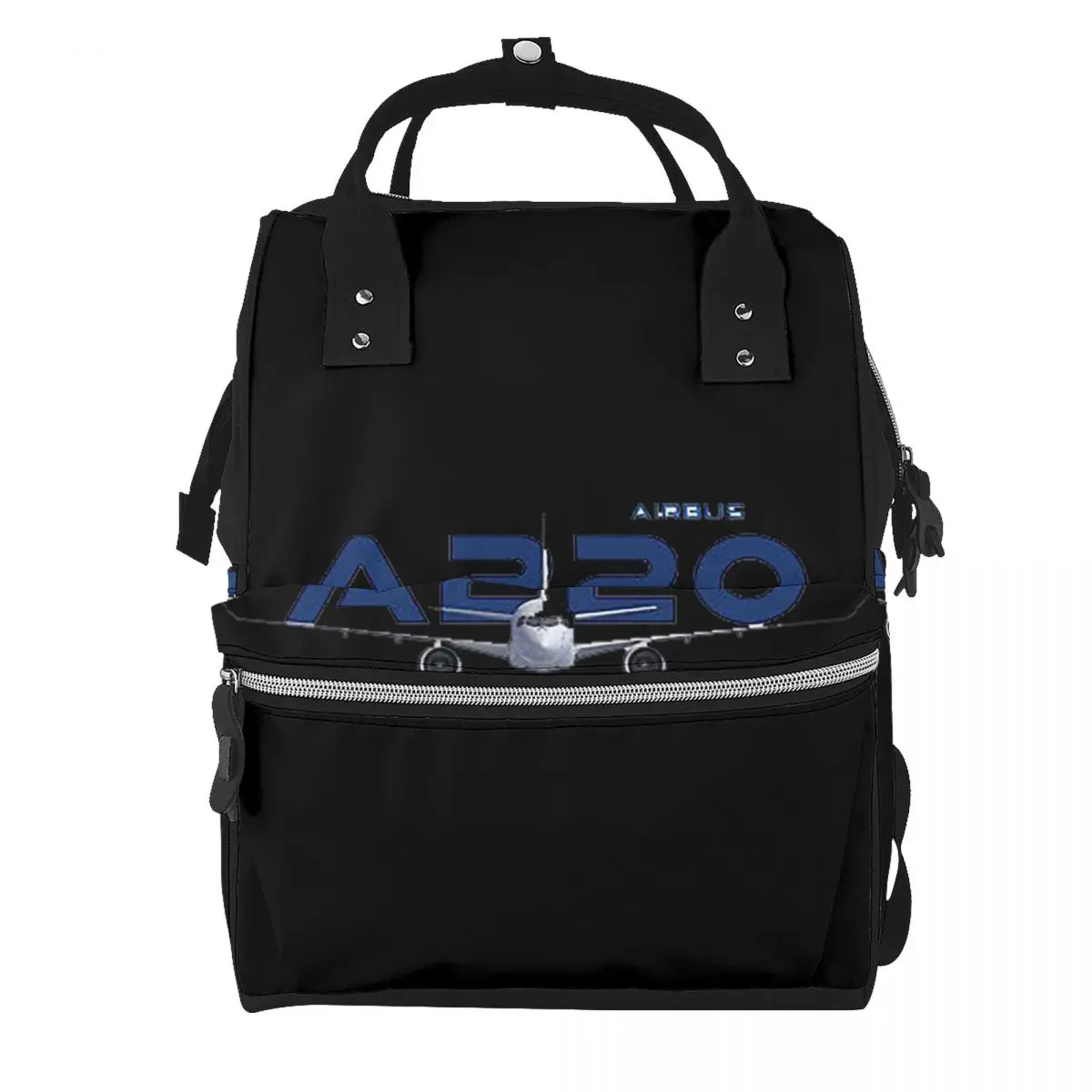 Airbus A220 Student Backpack School Bag Hiking Travel Daypack for Men Women Bookbag Shoulder Bags