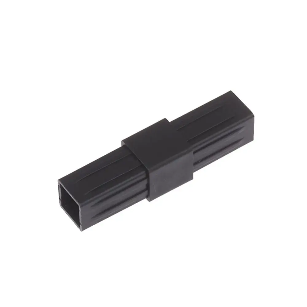 1Pcs 20/25/30mm Square Pipe Fitting 2/3/4/5-Way Six Way Channel Plastic Pipe Connector Black Easy Installation ABS Connector