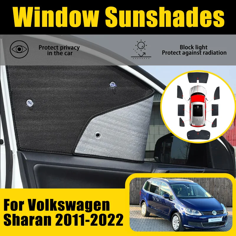 

Full Car Covers Sun Visor For Volkswagen Sharan 7N SEAT Alhambra 2011-2022 Car Window Protector Window Visor Cover Accessories