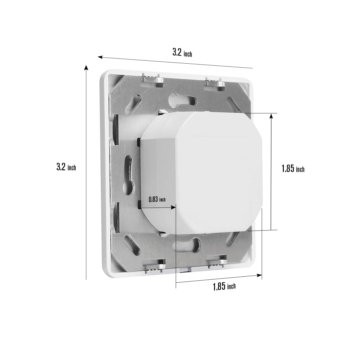 Motion Sensor Switch with Occupancy Sensor/Vacancy Sensor/On-Off Switch,Pir Motion Sensor Light Switch (Neutral Wire Required)