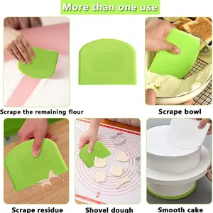 Flexibler Plastik-Mehrzweck-Lebensmittel-Verschmelzung, Massenschneider, Schalenschaber, Lebensmittelbank, Dropshipping, 2pcs 10 Hauptverkäufe Dropship Kitchen - №6