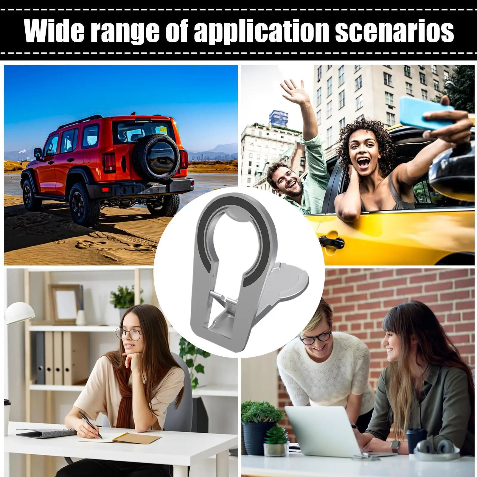 Магнитное кольцо для телефона, двухсторонняя подставка для мобильного телефона, тонкое складное портативное кольцо для телефона с металлическими поверхностями, транспортные средства для путешествий, дома, спортзала
