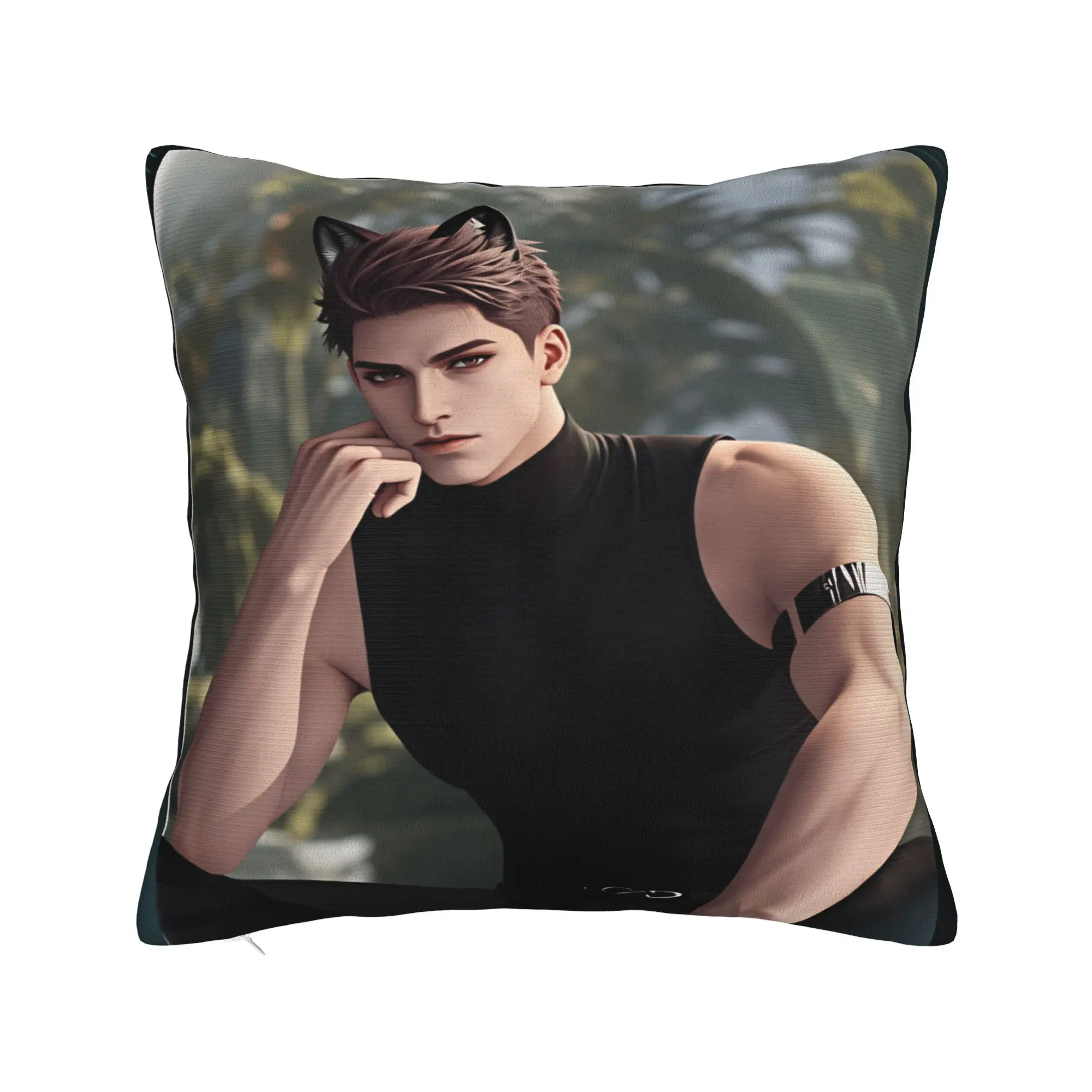 V-Valko L-Love and Deepspace Pillow Cover  Fashion Pillow Case For Sofa Home Decoration Custom Cushion Cover Birthday Present
