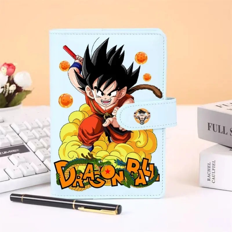 Dragon Ball Cute Anime Peripheral Goku Super Saiyan Portable Notebook Loose-leaf Diary Learning Stationery Gift Wholesale